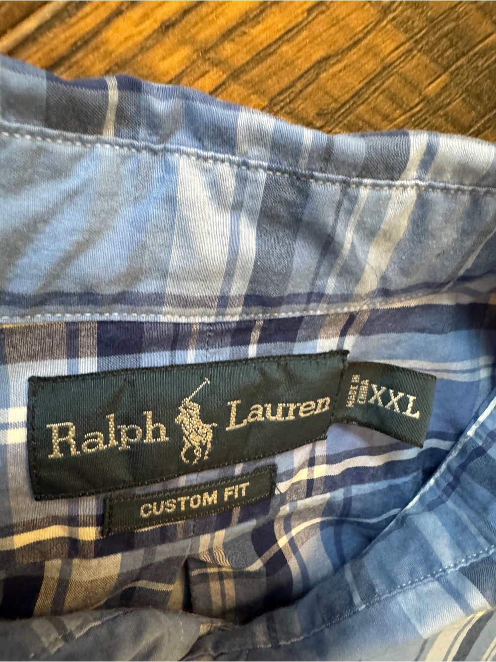 Ralph Lauren Polo Shirt Custom Fit Button Down Vintage Shirt Excellent - Picture 4 of 9